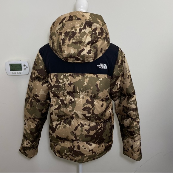 The North Face Women’s Balham Down Jacket Full Zip Black / Camo Print Sz M - Picture 10 of 13